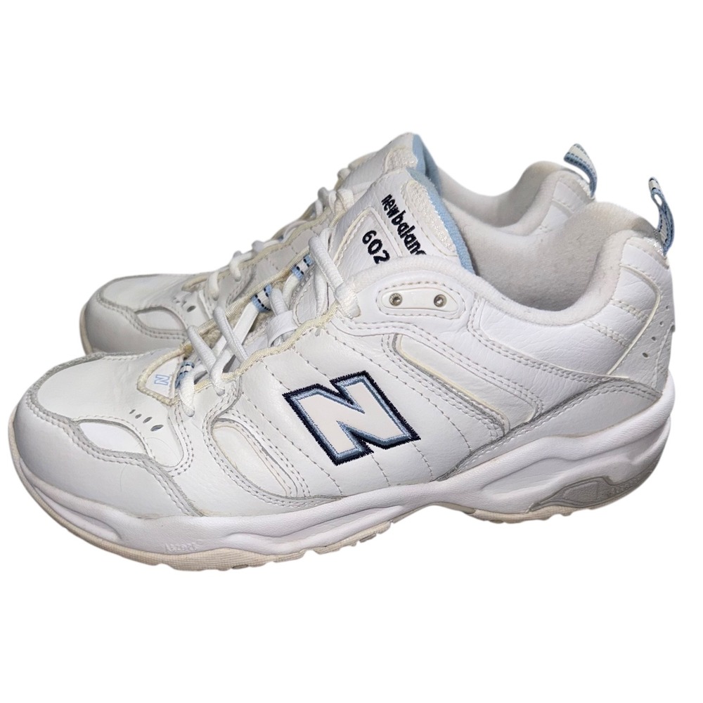 New Balance 602 Y2K White Leather Athletic Sneakers Dad Shoes Retro Size 9 - Picture 12 of 12